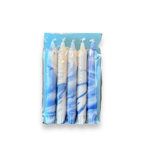 Delfts blauwe marble set van 5 - Afbeelding 5