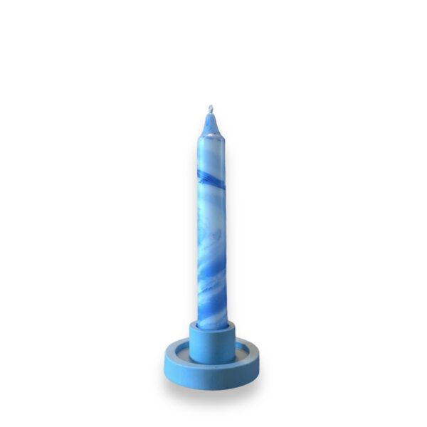 Delfts blauwe marble set van 5 - Afbeelding 4