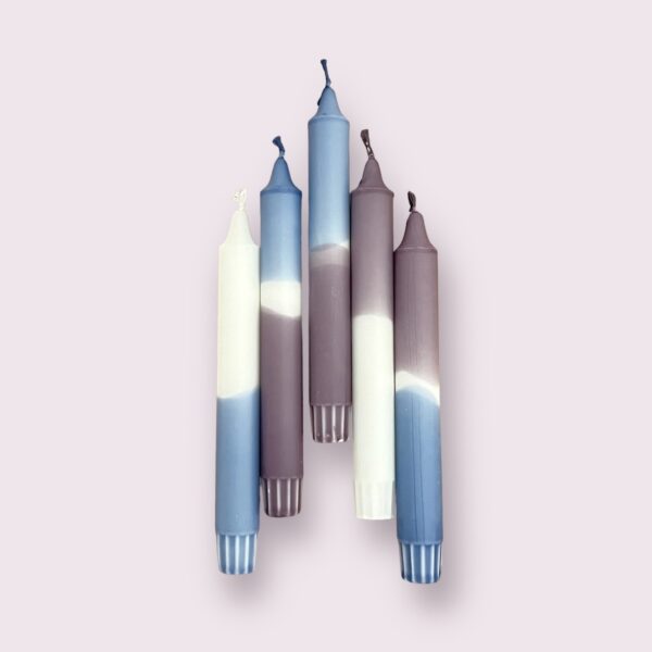 Blauw/paars set van 5