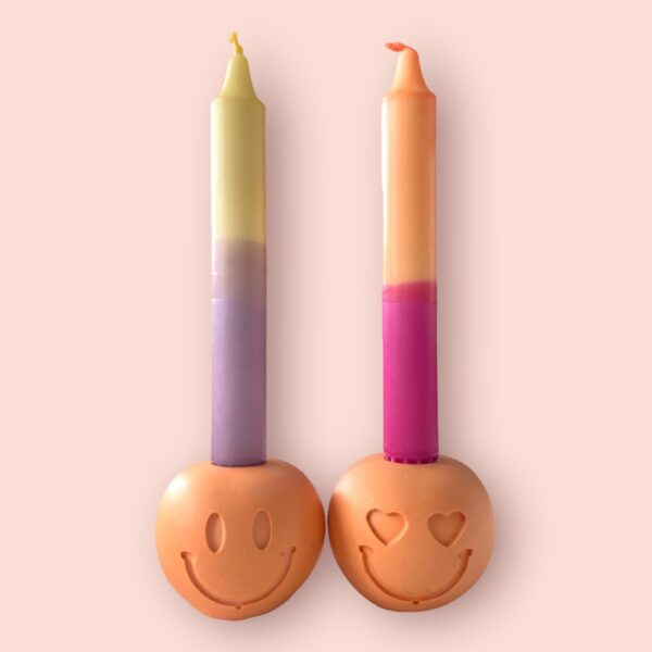 Jesmonite smiley kaarsenstandaard - Afbeelding 5