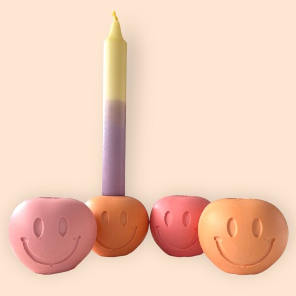 Jesmonite smiley kaarsenstandaard - Afbeelding 9