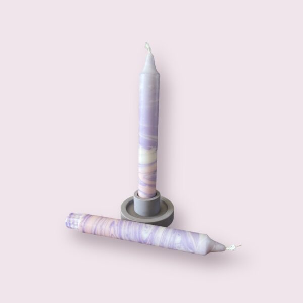 Cadeaupakket standaard met kaars lila - Afbeelding 2