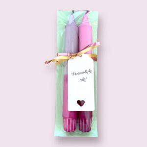 Cadeauset van 2 roze