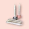 Taupe/zacht roze marble set van 5 kopie - Afbeelding 3