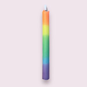 LED kaars regenboog