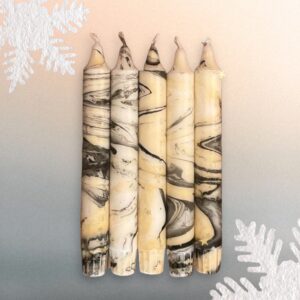 Zwart gouden marble set van 5