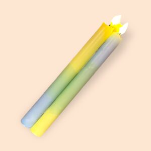 LED kaars fluor mix 2 set van 2