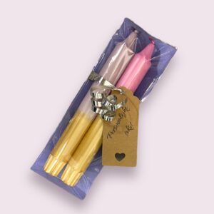 Cadeauset van 2 goud/roze/lila
