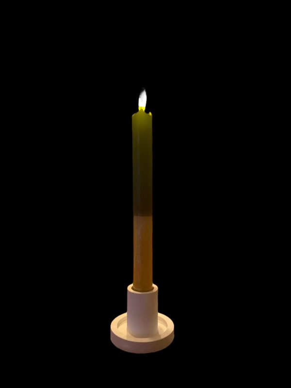 LED kaars goud/zwart set van 2 - Afbeelding 2